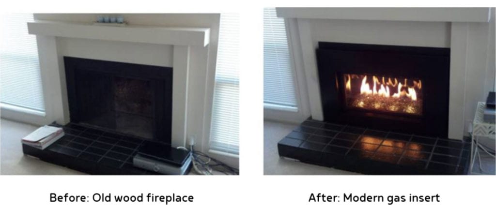 Daq Stove Conversion Comfort Solutions, Convert Wood Fireplace To Gas Utah